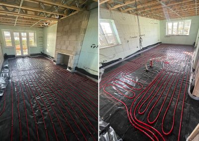 Underfloor heating installation in northamptonshire