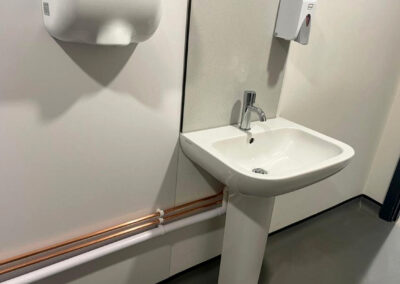 A newly installed sink / basin