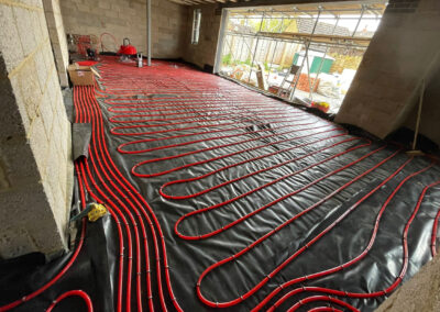 Underfloor heating in Raunds